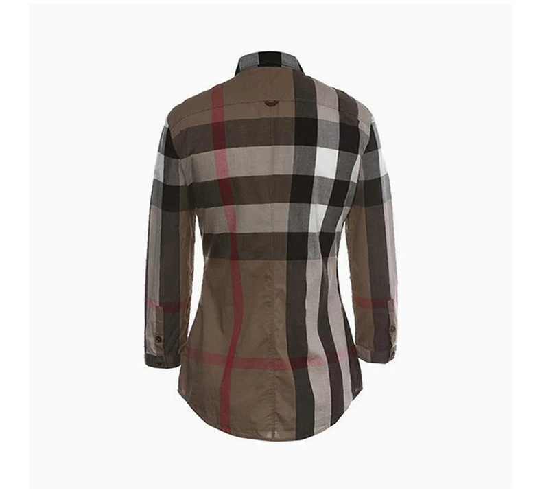 商品[国内直发] Burberry|BURBERRY 拼色男士衬衫 3877243,价格¥2252,第6张图片详细描述