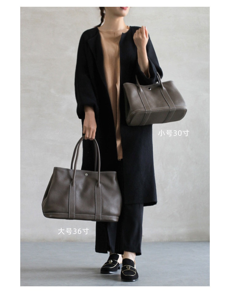 商品[国内直发] GLENVINTEN|格岚云顿英国伦敦品牌全手工真皮女包托特包大容量通勤手提包妈咪包保用十年,价格¥934-¥1080,第21张图片详细描述