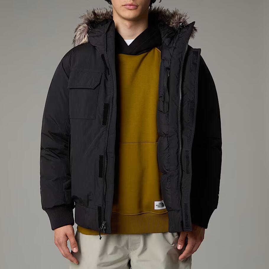 商品The North Face|北面THE NORTH FACE 毛领防风防水夹克外套 男款 黑色（香港仓发货）,价格¥2795,第6张图片详细描述