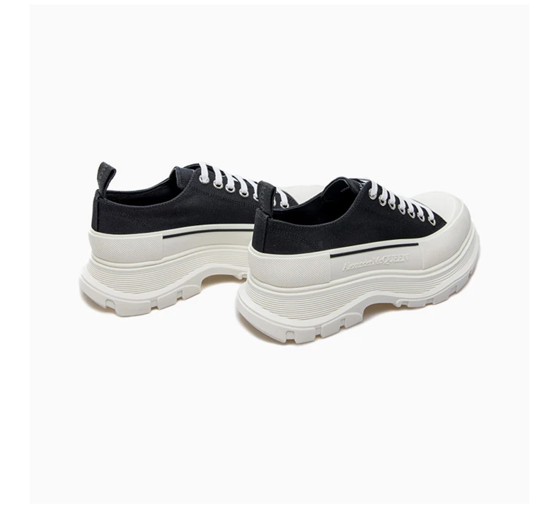 商品[国内直发] Alexander McQueen|ALEXANDER MCQUEEN 男士黑色厚底运动鞋 705660-W4MV2-1070,价格¥4187,第5张图片详细描述