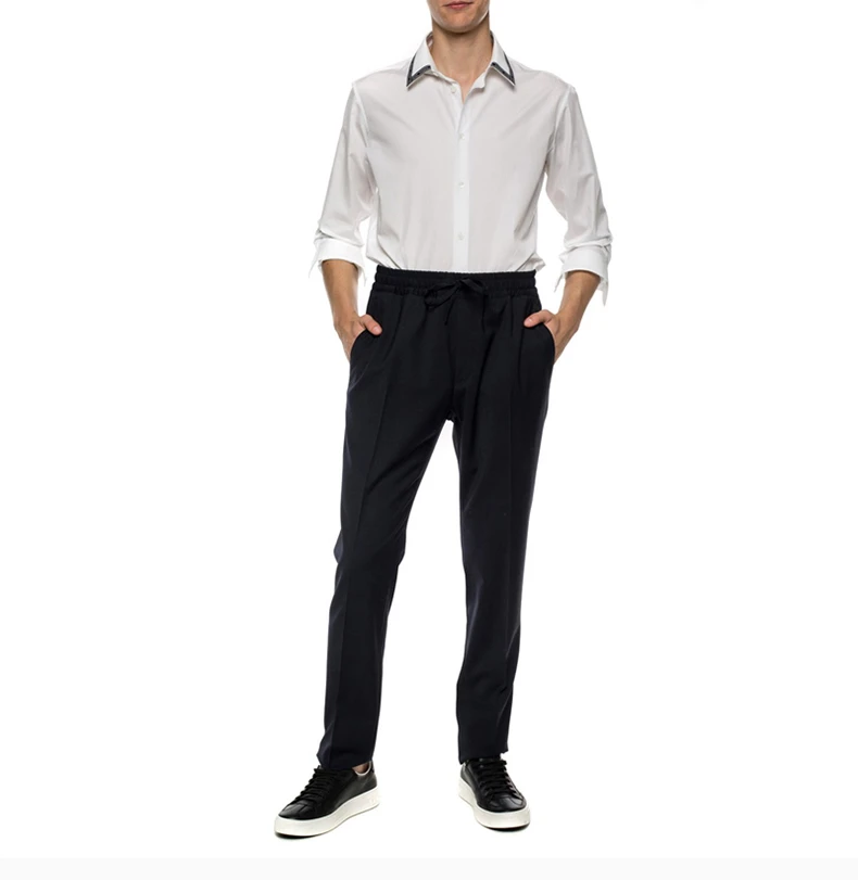 商品Versace|VERSACE 范思哲 白色棉质男士长袖衬衫 A81521-A230231-A001,价格¥1771,第8张图片详细描述