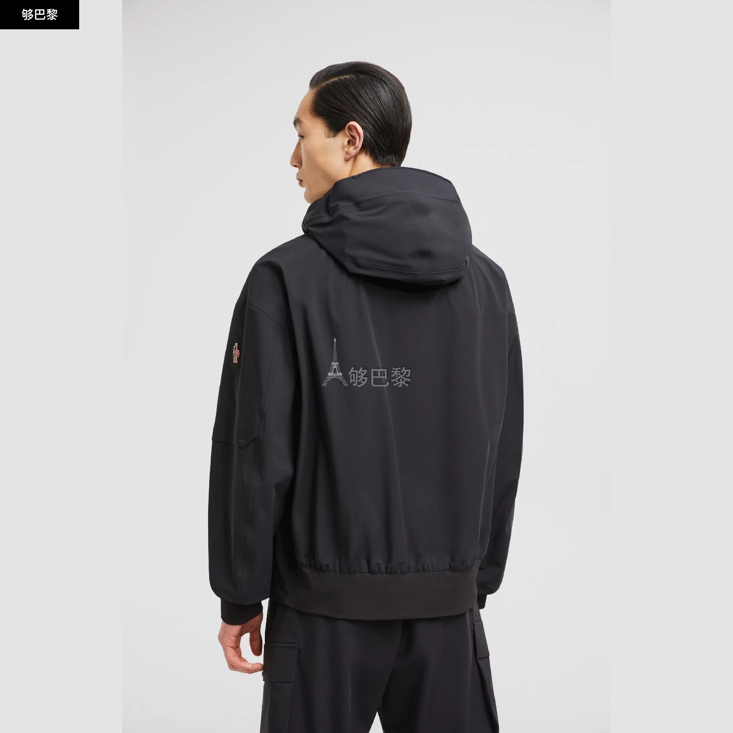 商品Moncler|【预售】 MONCLER 盟可睐 25春夏 男士 夹克 Tesso Hooded Shell Jacket K10971A00007597FA999 ,价格¥14204,第3张图片详细描述