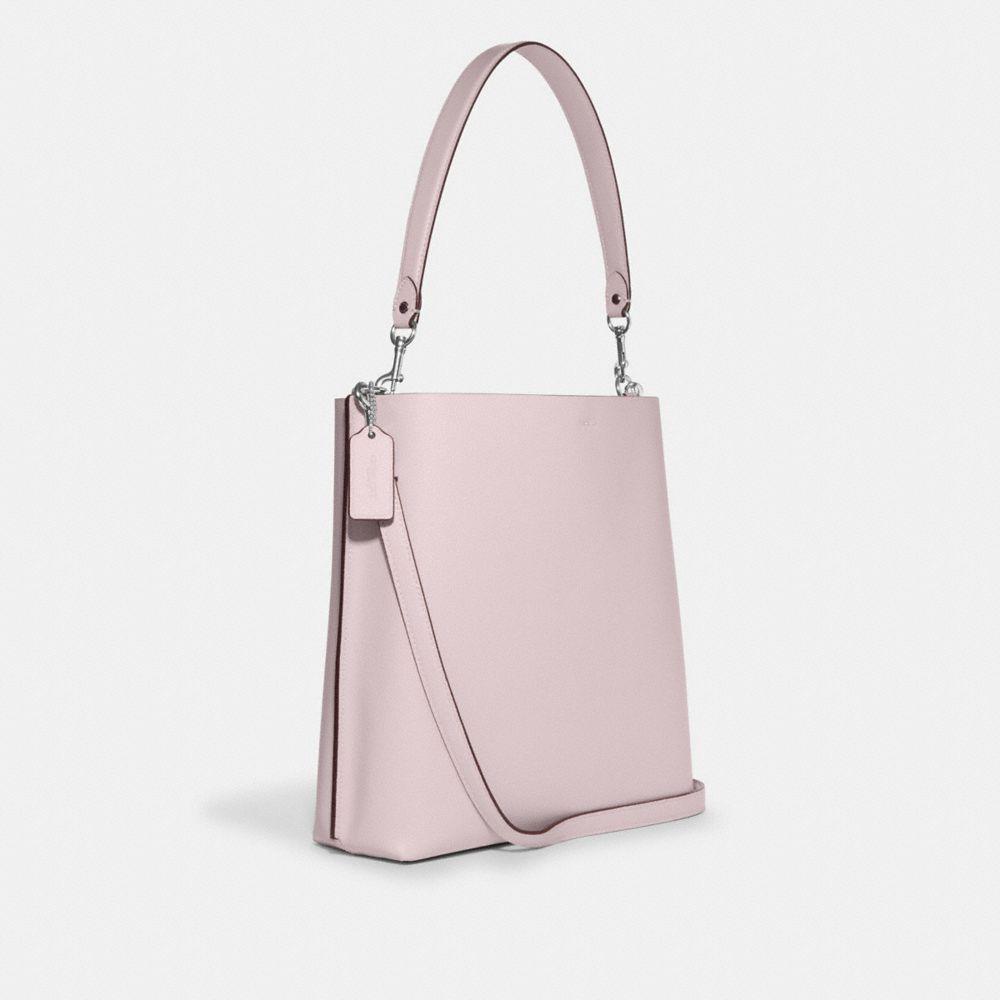 商品[国内直发] Coach|蔻驰水桶包女奢侈品专柜款Mollie28 纯色皮质手提单肩斜挎包水桶包大号礼物送女友CA214 SVNBA,价格¥784,第6张图片详细描述
