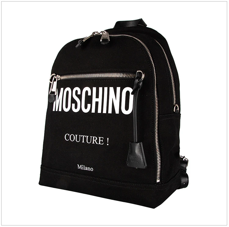 商品[国内直发] Moschino|Moschino 莫斯奇诺 男士黑色双肩包 Z1A7606-8203-1555,价格¥3688,第5张图片详细描述
