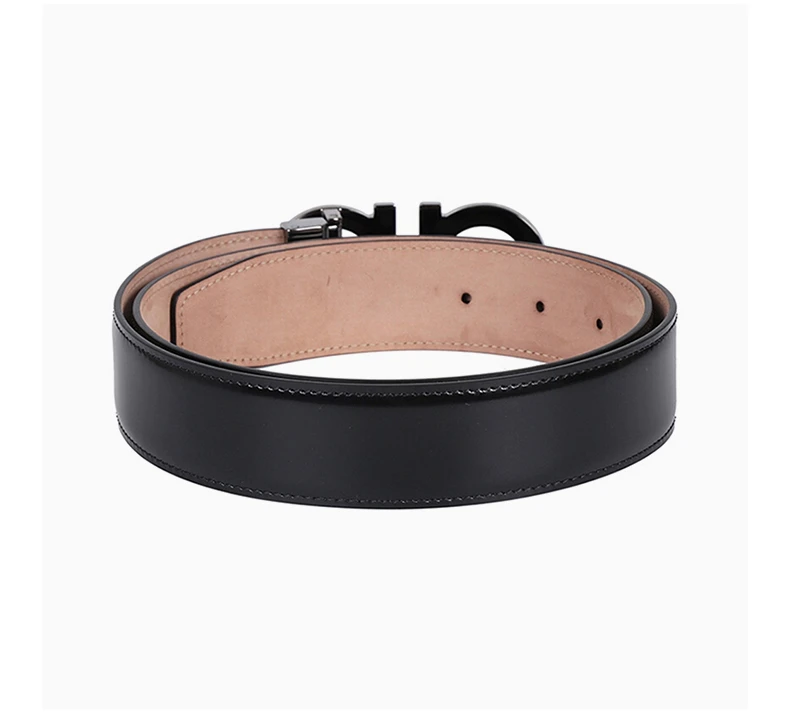商品[国内直发] Salvatore Ferragamo|SALVATORE FERRAGAMO 黑色男士腰带 67-9750-671502,价格¥2660,第5张图片详细描述