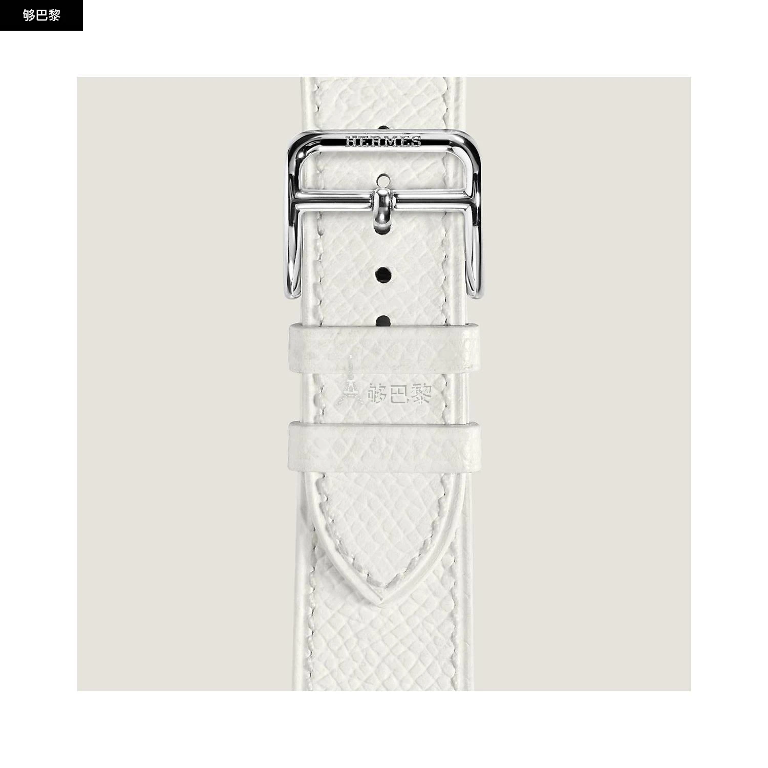 商品Hermes|【预售】 爱马仕 24秋冬 女士 手表带 Bracelet pour Cape Cod Grand modèle 37 mm, simple tour WKB0080WK01090,价格¥3173,第2张图片详细描述