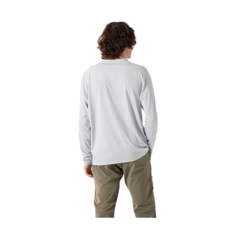 商品Arc'teryx|ARCTERYX始祖鸟 CORMAC CREW 男士长袖白色T恤,价格¥606,第4张图片详细描述