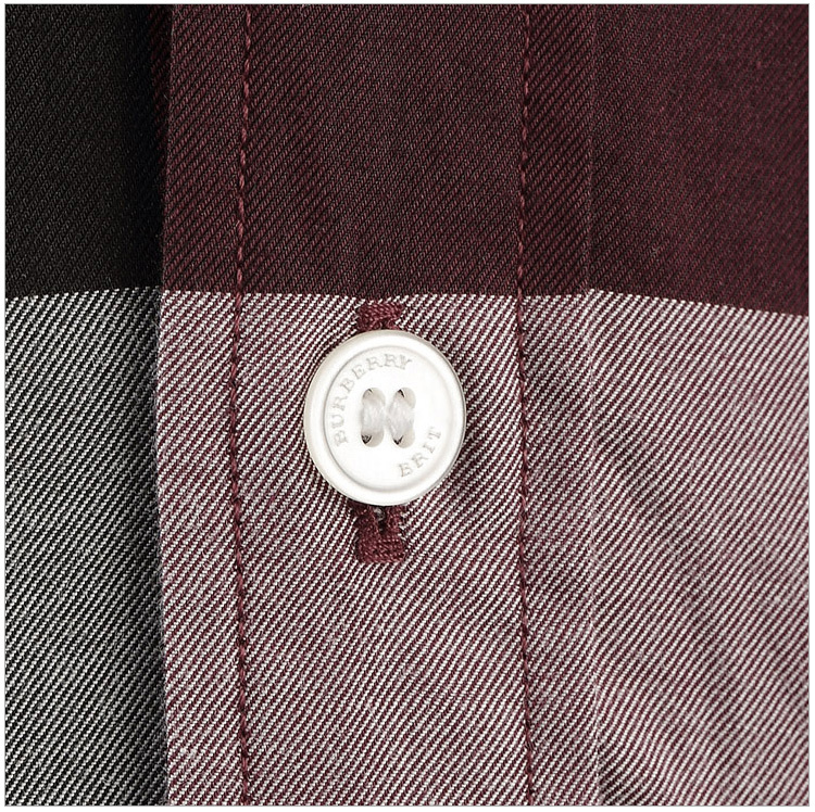 商品Burberry|Burberry 博柏利 红色纯棉经典格纹男士衬衫IA 3942540,价格¥1669,第37张图片详细描述
