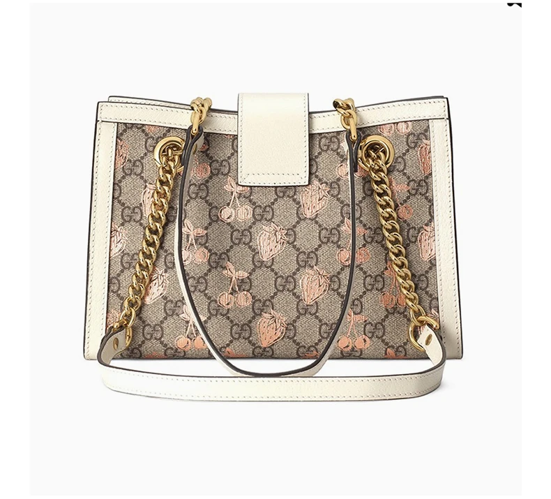 商品[国内直发] Gucci|GUCCI 拼色女士托特包 498156-UM6AG-8295,价格¥18813,第7张图片详细描述