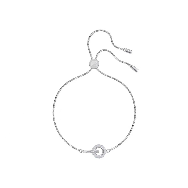 商品Swarovski|SWAROVSKI 施华洛世奇  心意相扣 FURTHER 手链 镀白金色时尚饰品 女友礼物 5498999,价格¥578,第2张图片详细描述
