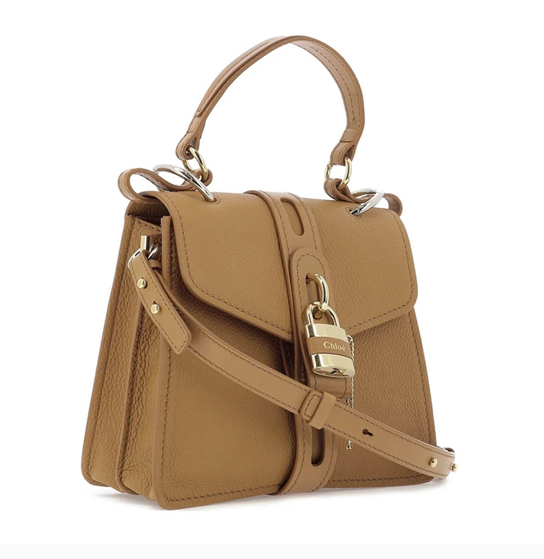 商品[国内直发] Chloé|CHLOE 女士米色小牛皮单肩包 C19WS205-B71-211,价格¥10296,第6张图片详细描述