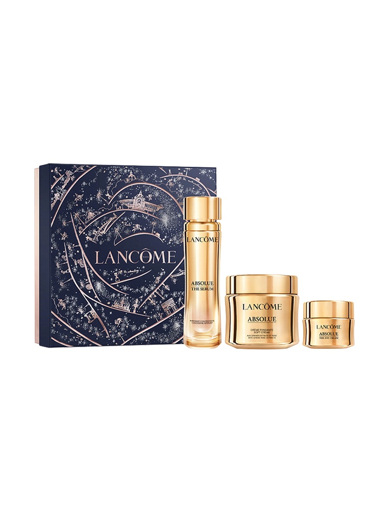商品Lancôme|【预售12月18号后发出】Lancome兰蔻圣诞菁纯系列礼品套装 面霜60ml 轻润版+眼霜20ml+精华凝乳30ml,价格¥4356,第8张图片详细描述