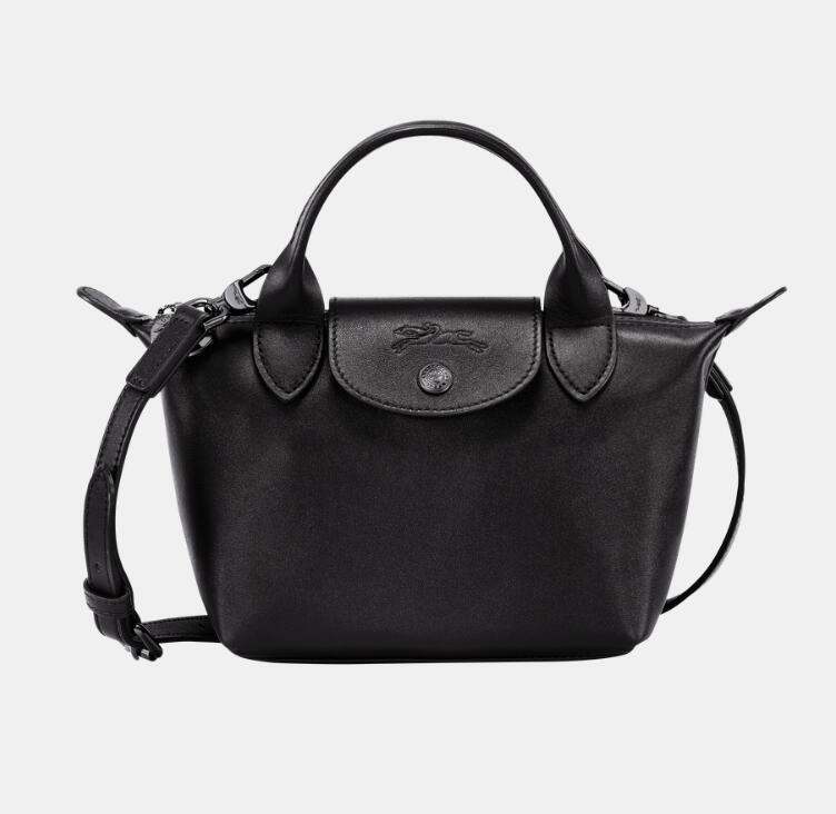 商品[国内直发] Longchamp|珑骧女包饺子包LePliage Xtra 17 新款迷你皮质手提单肩斜挎包L1500 987,价格¥3507,第1张图片详细描述