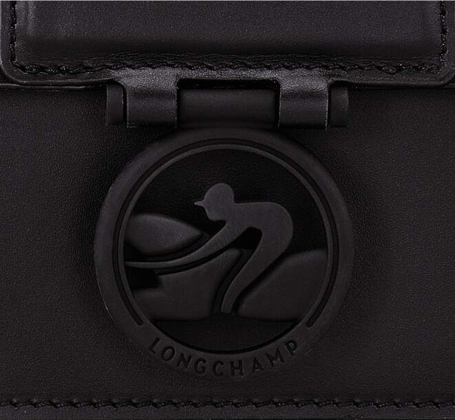商品[国内直发] Longchamp|珑骧 BOX-TROT 27纯色按扣翻盖法棍单肩手提包,价格¥3865,第3张图片详细描述