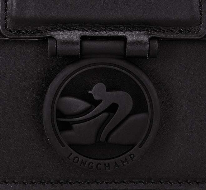 商品[国内直发] Longchamp|珑骧 BOX-TROT 27纯色按扣翻盖法棍单肩手提包,价格¥3322,第3张图片详细描述