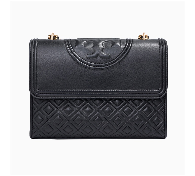 商品[国内直发] Tory Burch|汤丽柏琦（TORY BURCH）女士时尚单肩斜挎包 黑色43833 001,价格¥3168,第4张图片详细描述