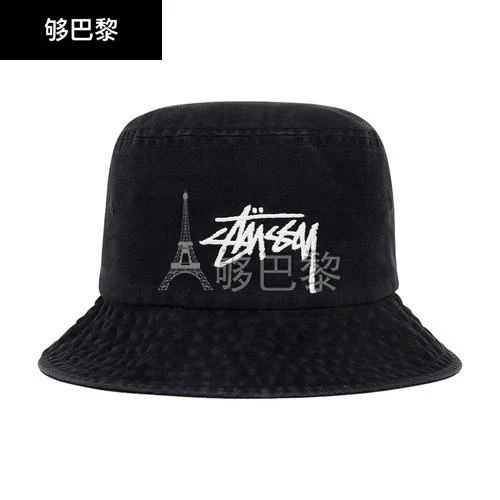 商品STUSSY|【特惠8.7折】包邮包税【预售7天发货】 STUSSY 男士 渔夫帽 徽标渔夫帽  STS5293BBCK,价格¥836,第3张图片详细描述