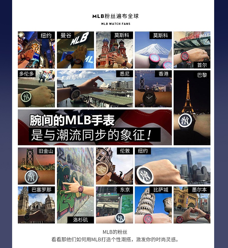 商品[国内直发] MLB|MLB美职棒潮牌男士全自动机械表 水鬼手表TP009,价格¥721,第13张图片详细描述