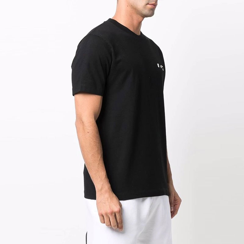 商品Off-White|黑棉质箭头印花图案T恤 OMAA027C99JER004（澳门仓发货）,价格¥1774,第4张图片详细描述