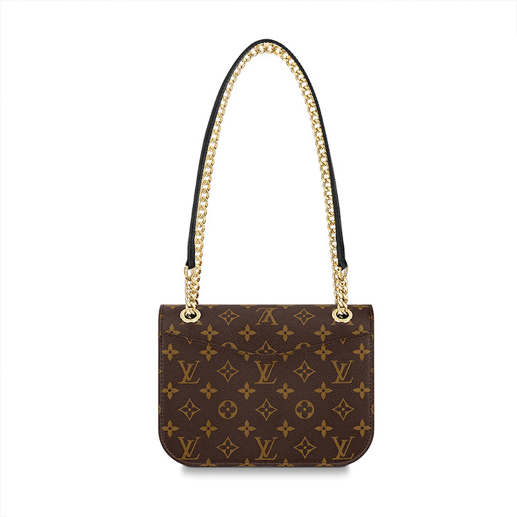 商品Louis Vuitton|Louis Vuitton 路易威登 新款女包LV PASSY 老花帆布单肩斜挎链条邮差包 M45592 送礼好物,价格¥19964,第4张图片详细描述