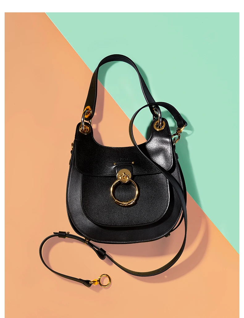 商品[国内直发] Chloé|CHLOE 黑色女士手提包 C19AS158-B30-001,价格¥5365,第12张图片详细描述