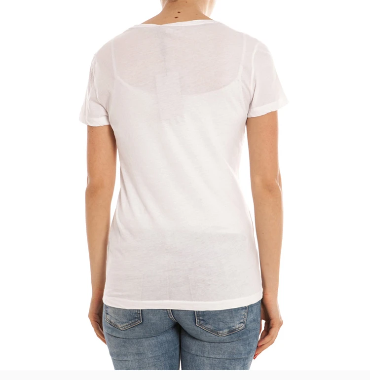 商品[国内直发] Burberry|BURBERRY 白色女士T恤 3965845,价格¥1461,第7张图片详细描述