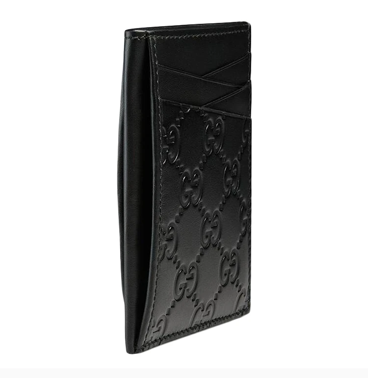 商品[国内直发] Gucci|GUCCI 古驰 男士黑色皮革卡包 495015-CWC1R-1000,价格¥2937,第5张图片详细描述