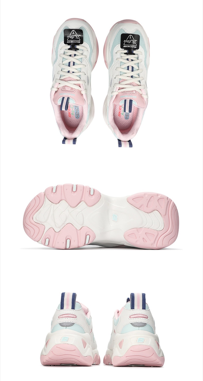 商品[国内直发] SKECHERS|熊猫鞋 D'LITES 3.0女士运动休闲鞋 老爹鞋,价格¥388,第8张图片详细描述