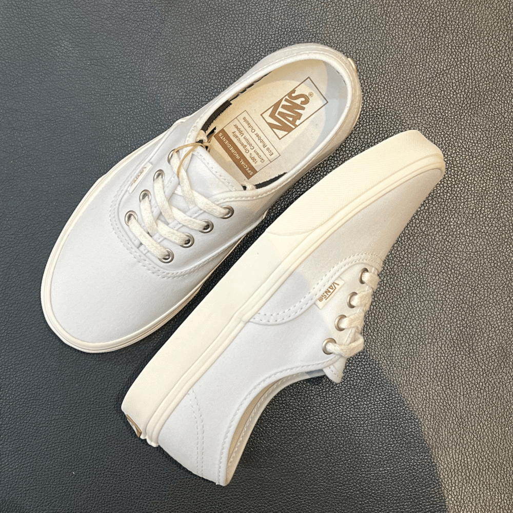 商品Vans|【韩国直邮|包邮包税】万斯 Authentic # Eco Theory #男女通用鞋 #white/natural (VN0A5HZS9FQ),价格¥299,第2张图片详细描述