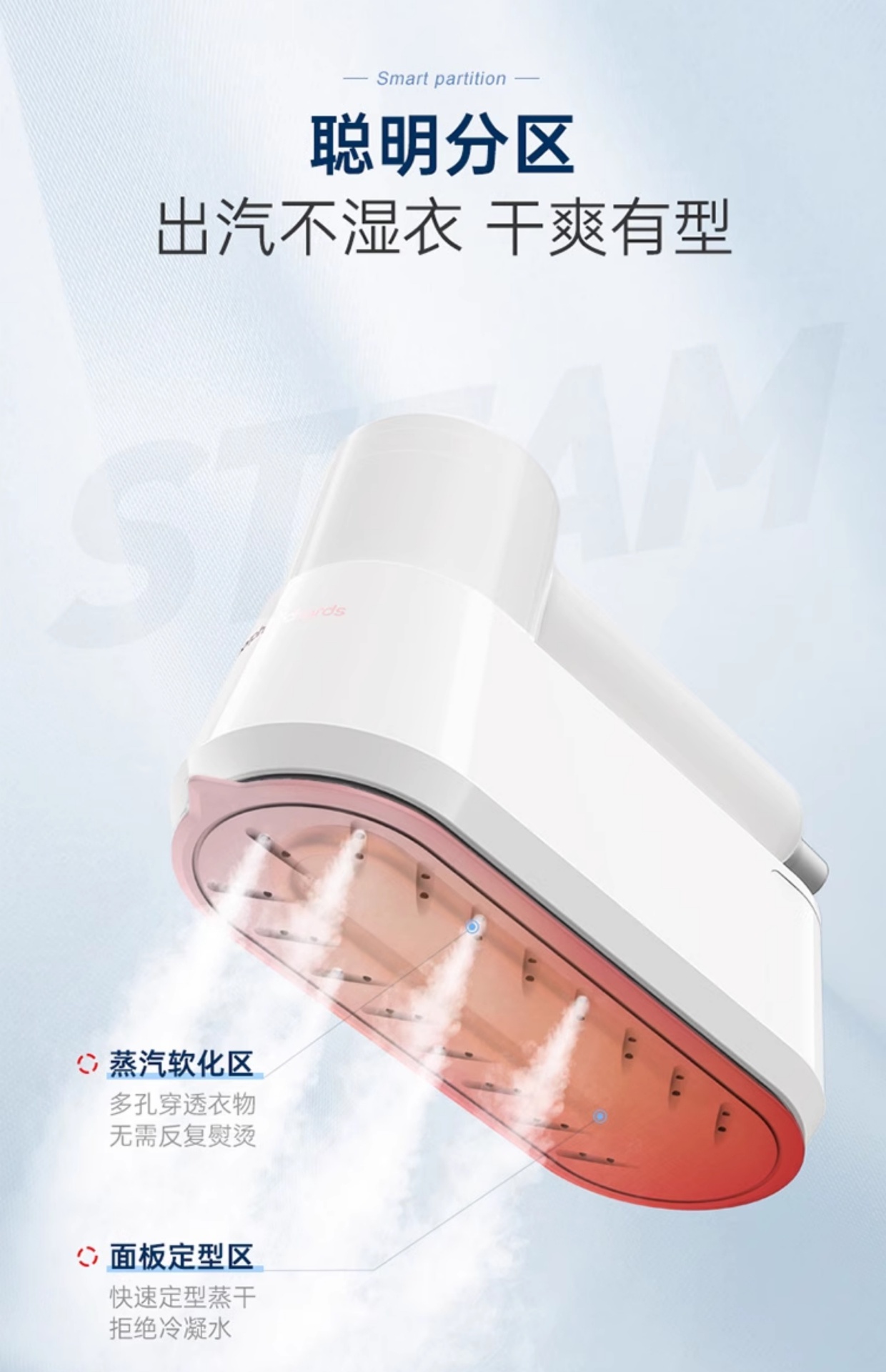 商品[国内直发] Morphy Richards|手持挂烫机家用小型蒸汽电熨斗多功能烫衣服神器便携式熨烫机MR2032,价格¥325,第19张图片详细描述