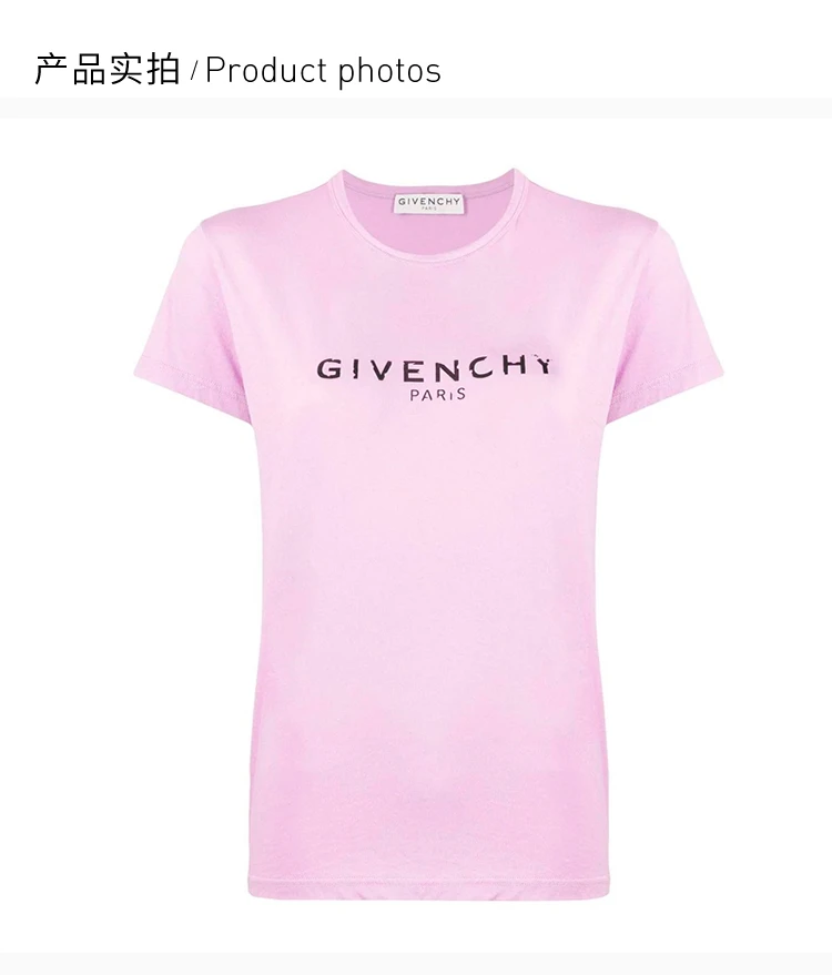 商品Givenchy|Givenchy 纪梵希 淡紫色女士短袖T恤 BW707X3Z0Y-541,价�格¥2106,第6张图片详细描述