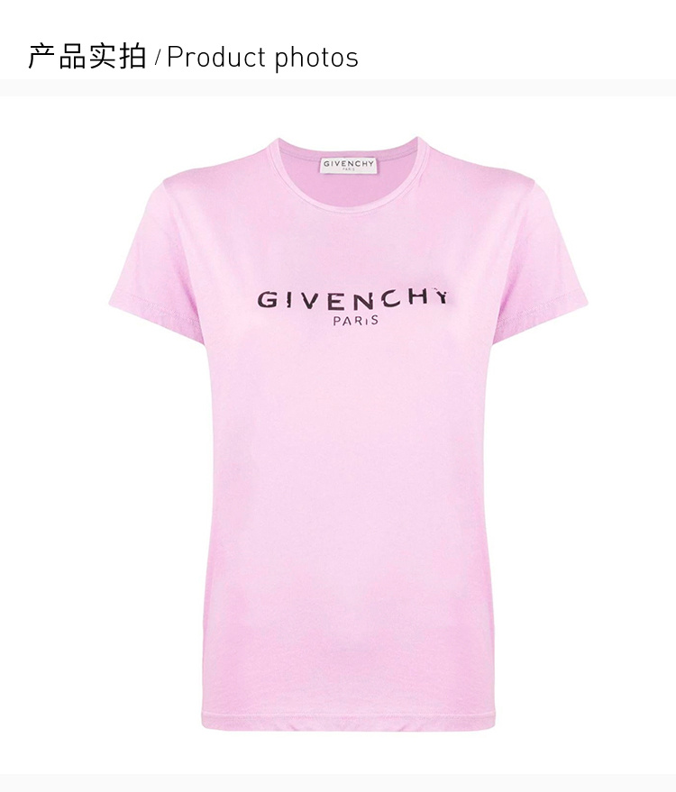 商品Givenchy|Givenchy 纪梵希 淡紫色女士短袖T恤 BW707X3Z0Y-541,价格¥2060,第8张图片详细描述