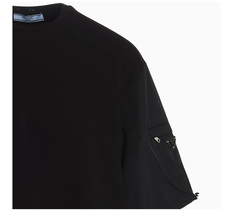 商品[国内直发] Prada|PRADA 黑色女士卫衣/帽衫 135698-1YYA-F0806,价格¥4762,第5张图片详细描述