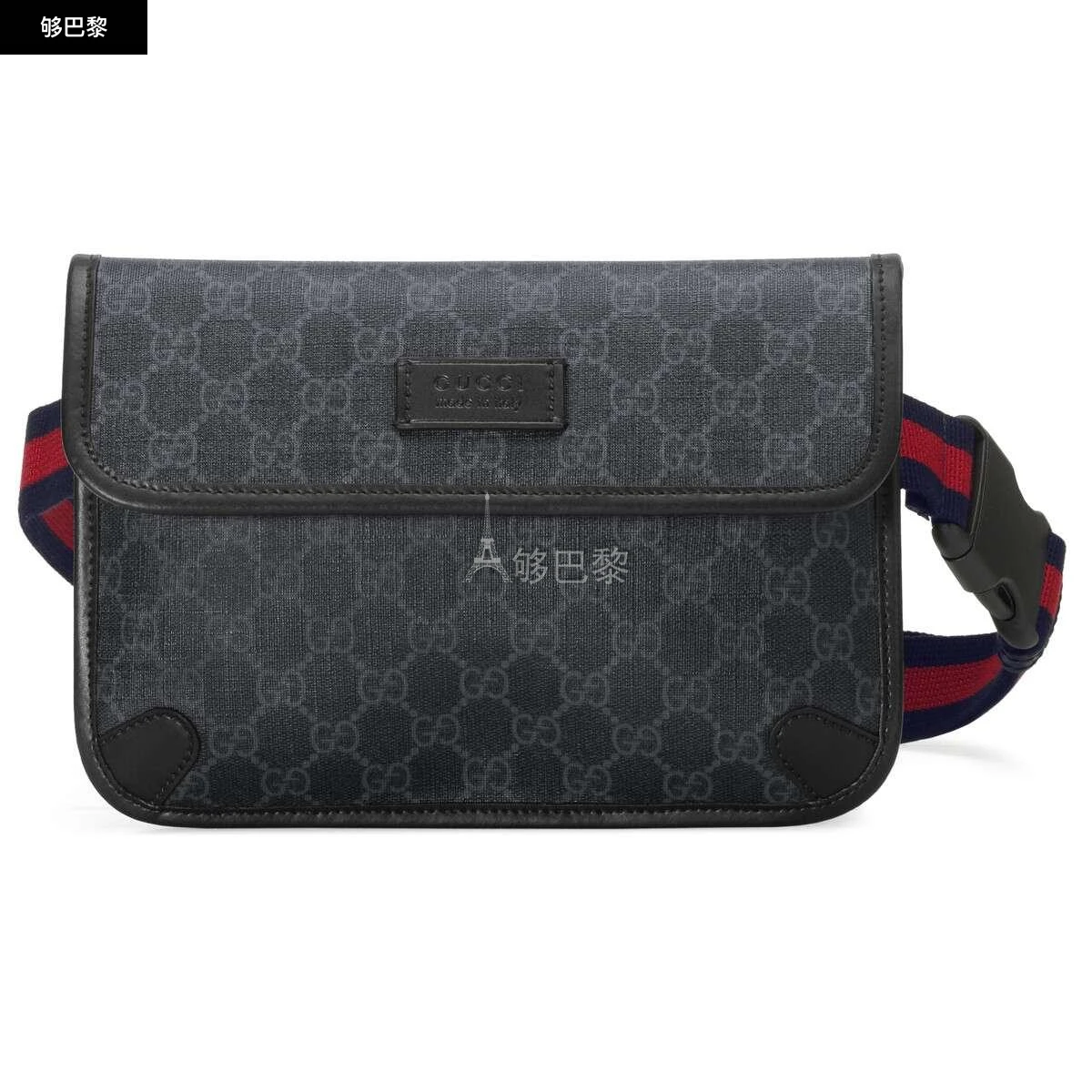 商品Gucci|【预售】 古驰 25春夏 男士 腰包 GG Supreme帆布腰包 598113 K5RLN 1095 ,价格¥8065,第2张图片详细描述