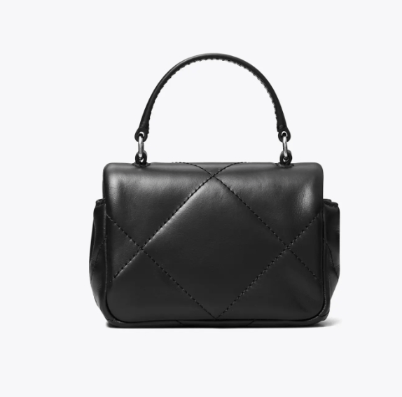 商品Tory Burch|汤丽柏琦 女Kira 菱格纹绗缝四叶草迷你手提链条单肩斜挎包（香港仓发货）,价格¥2155,第10张图片详细描述