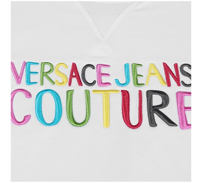 商品[国内直发] Versace|VERSACE JEANS COUTURE 白色女士卫衣/帽衫 B6HVB70G-30325-003,价格¥1434,第7张图片详细描述