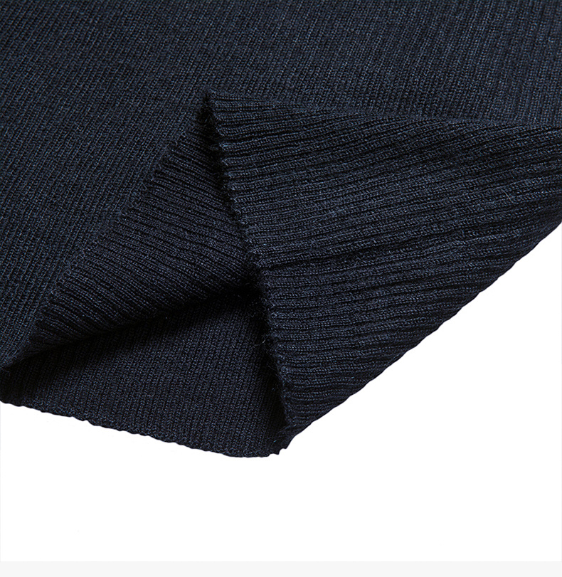 商品[国内直发] Tory Burch|TORY BURCH 女士深蓝色羊毛针织高领毛衣 51816-405,价格¥384,第9张图片详细描述