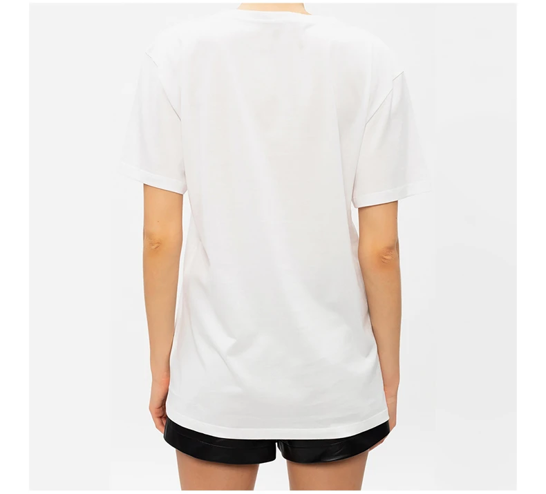 商品[国��内直发] Versace|VERSACE 女士白色T恤 A87464-A228806-A1001,价格¥3121,第7张图片详细描述
