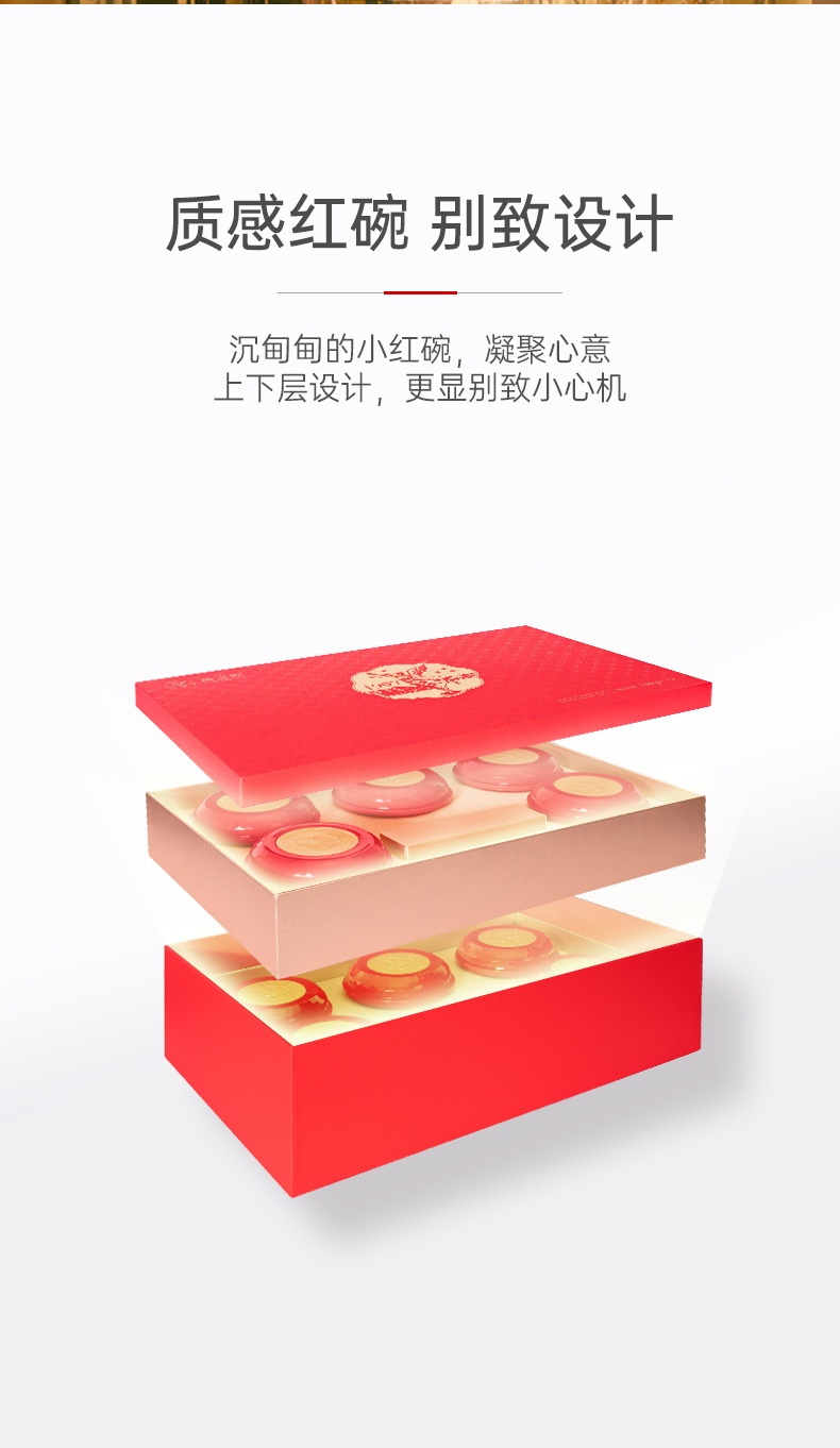 商品[国内直发] YAN PALACE|燕之屋小红碗 碗燕138g*10碗冰糖即食燕窝送礼礼品礼盒装,价格¥3081,第3张图片详细描述