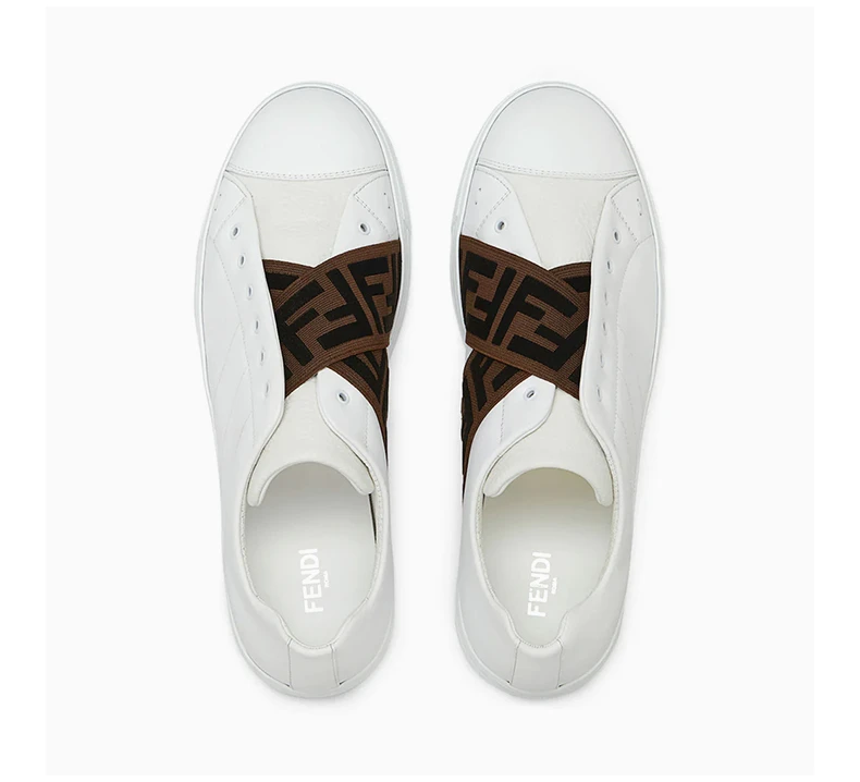 商品Fendi|Fendi 芬迪 男士白色运动鞋 7E1198-A5JP-F150F,价格¥3347,第6张图片详细描述