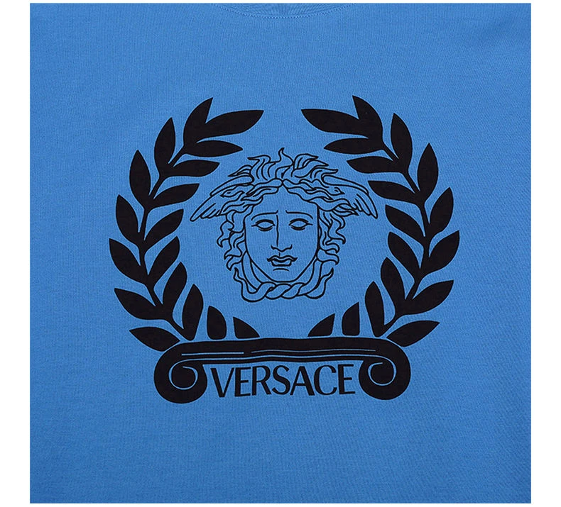 商品Versace|VERSACE 蓝色男士T恤 A85156-A228806-A1400,价格¥1049,第10张图片详细描述