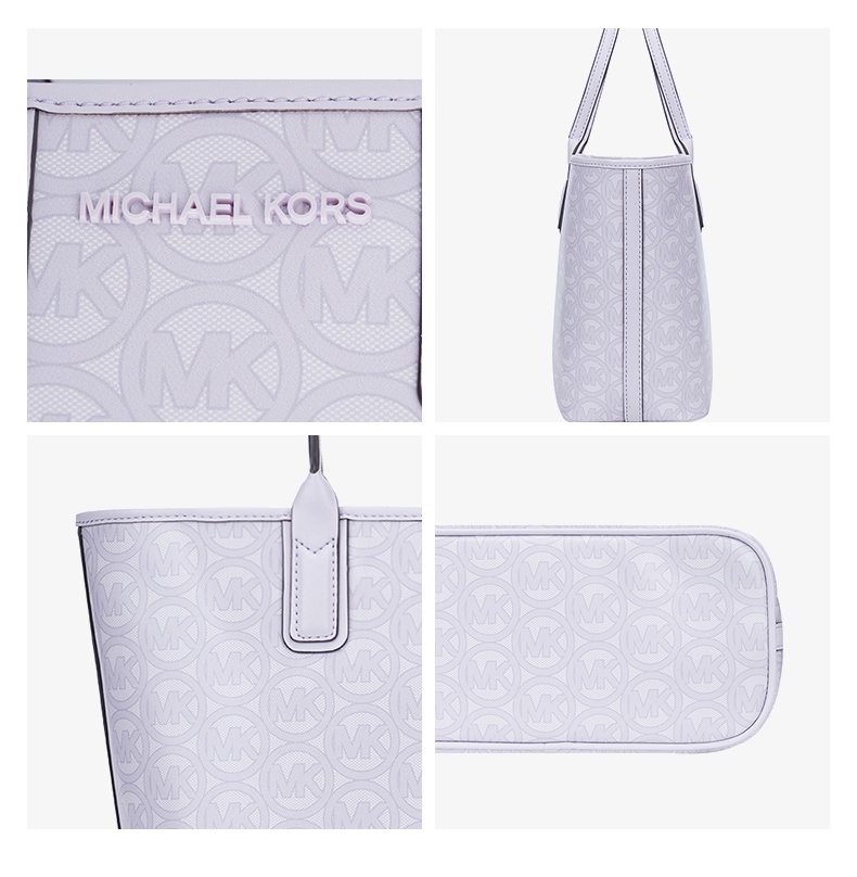 商品Michael Kors|Michael Kors 奥莱款 JODIE小号PVC印花女士皮质单肩手提包 35H1T2JT1C-LVNDR-MIST,价格¥902,第7张图片详细描述