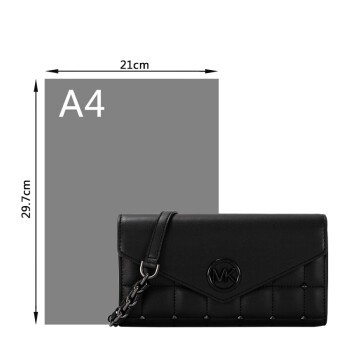 商品[国内直发] Michael Kors|迈克·科尔斯 MICHAEL KORS MK女包 黑色单肩斜挎包 32S1TNMC9U BLACK,价格¥1423,第2张图片详细描述