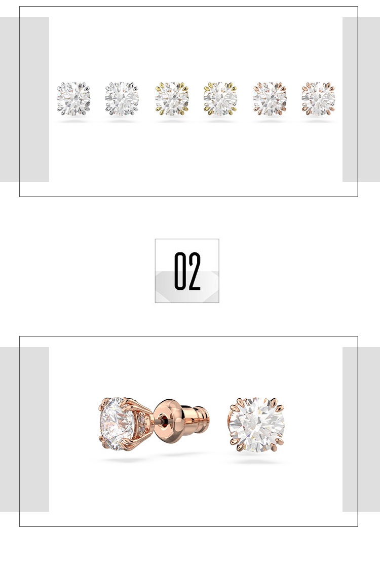 商品Swarovski|SWAROVSKI 施华洛世奇 CONSTELLA 耳钉 礼物 饰品  送女友 ,价格¥590,第3张图片详细描述