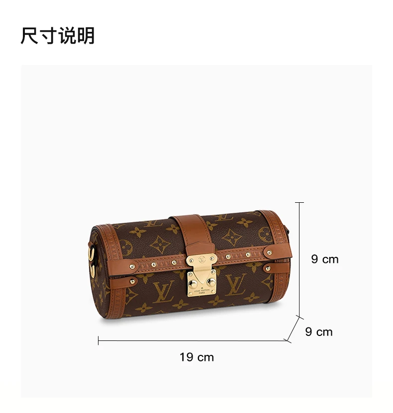 商品[国内直发] Louis Vuitton|LOUIS VUITTON 女棕色女士单肩包 M57835,价格¥35653,第3张图片详细描述