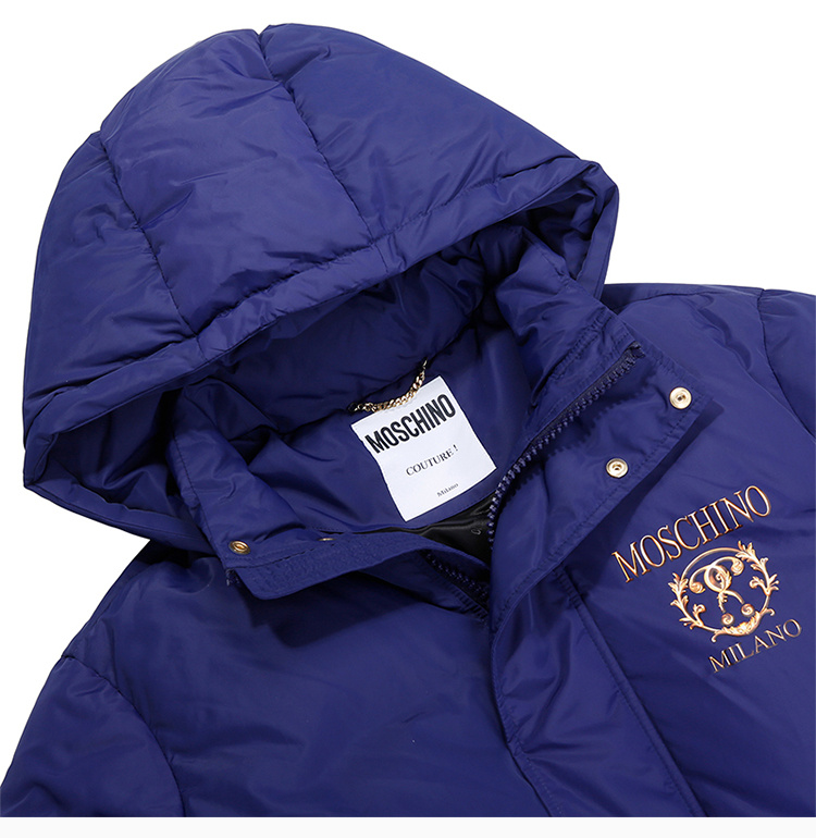 商品[国内直发] Moschino|Moschino 莫斯奇诺 蓝色女士棉服夹克 EA0518-5518-4287,价格¥5015,第7张图片详细描述