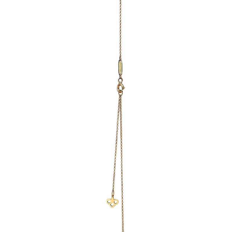 商品Tiffany & Co.|  Tiffany & Co./蒂芙尼 22春夏新款Fleur de Lis系列 18K金黄金镶嵌红玉髓钻石钥匙吊坠项链69781314,价格¥47235,第4张图片详细描述