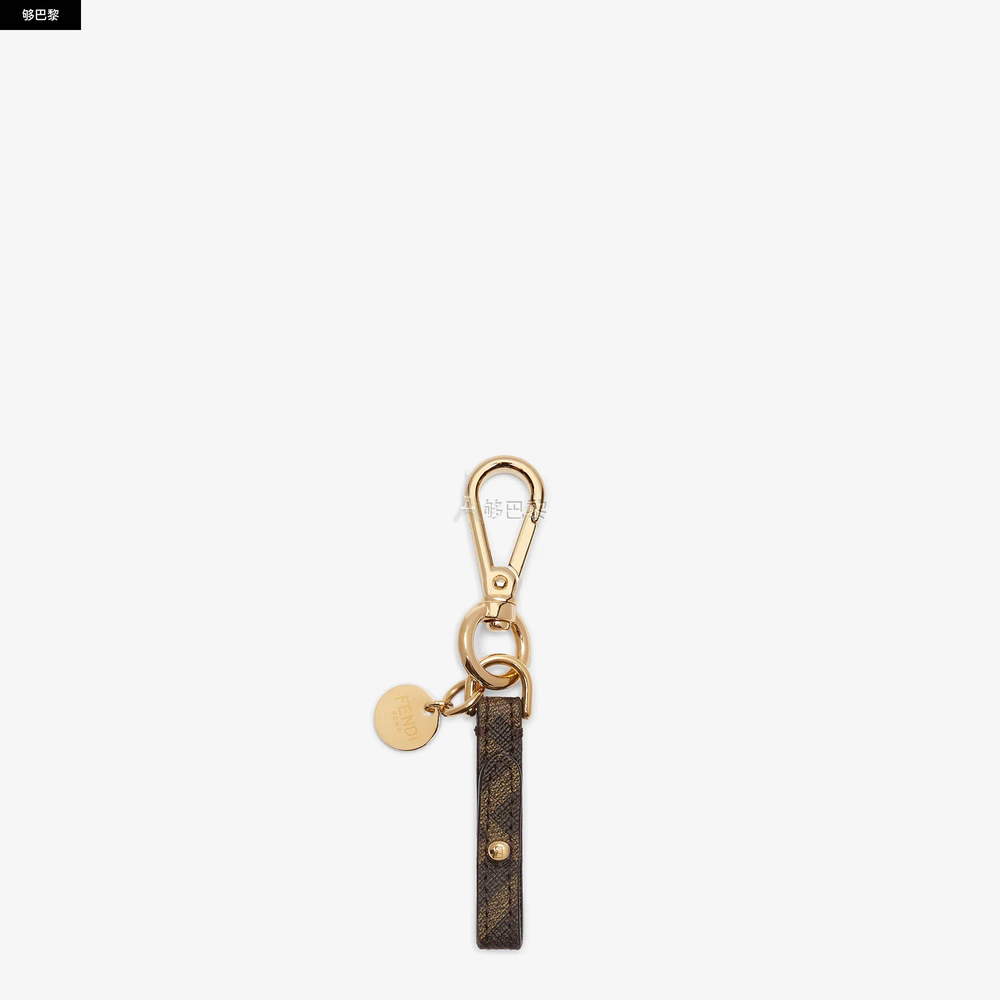 商品Fendi|【预售】 芬迪 25春夏 男士 钥匙扣 FF钥匙圈 7AP089AC9HF1REB,价格¥2346,第3张图片详细描述