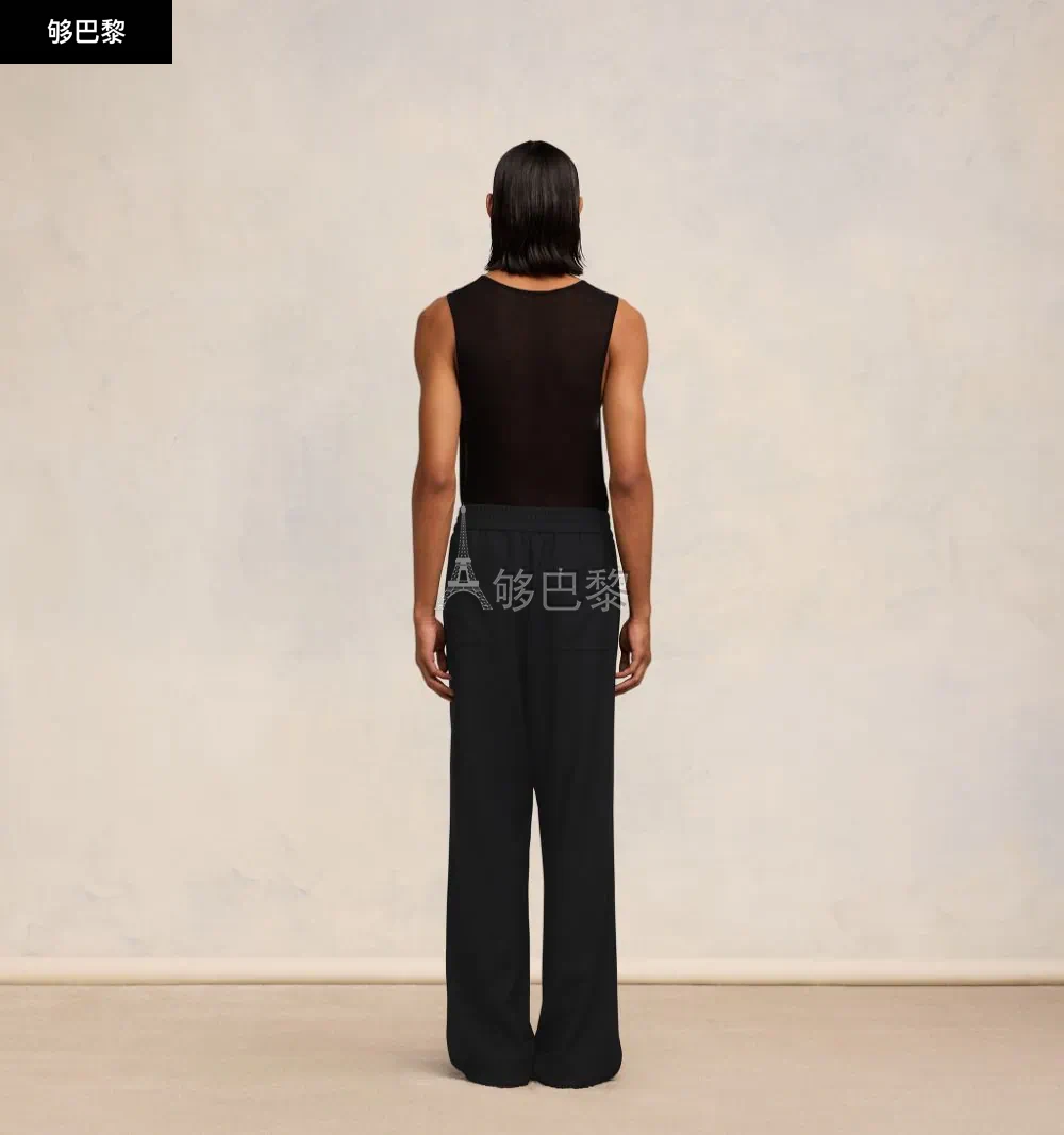 商品AMI|【预售】 AMI 24秋冬 男士 西裤 Pantalon Large Taille Elastiquée HTR211.VI0007001,价格¥4361,第3张图片详细描述