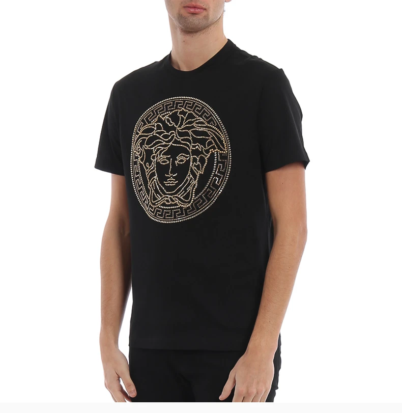 商品Versace|VERSACE 范思哲 铆钉美杜莎T恤 A77987-A201952-A008,价格¥2574,第6张图片详细描述